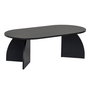 Nordure Melina Mesa de Café Negro Madera